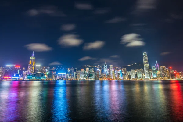 Гонконг в солнечные часы — стоковое фото