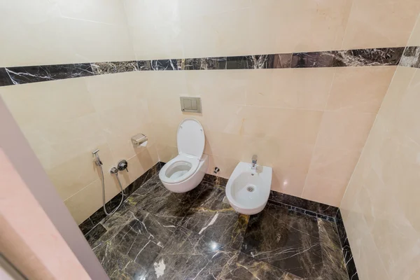 Moderne interieur van badkamer en toilet — Stockfoto