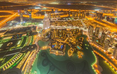 Gece Dubai Panoraması