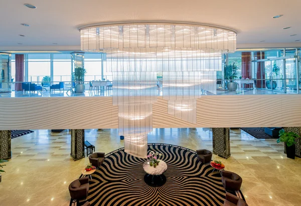 Hotellobby mit modernem Design — Stockfoto
