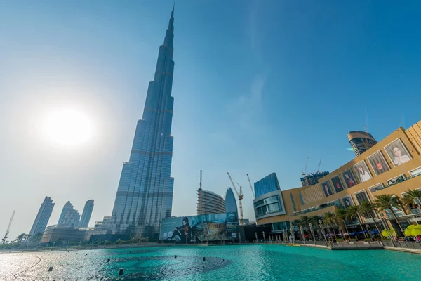 Burj Khalifa, budování — Stock fotografie