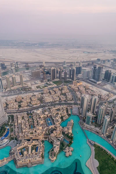 Panorama de la noche Dubai — Foto de Stock