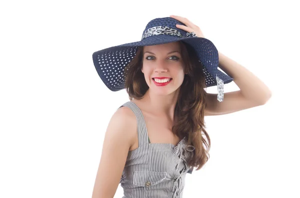 帽子をかぶった若い女性 — ストック写真