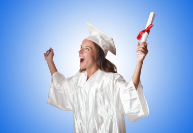 Degrade karşı genç öğrenci