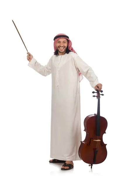 아랍 남자 연주 악기 — 스톡 사진
