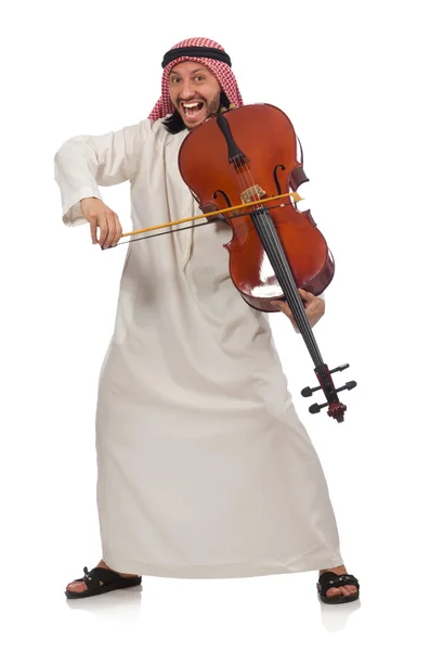 Arab man spela musikinstrument — Stockfoto