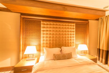 Modern içerikli bir otel odası.