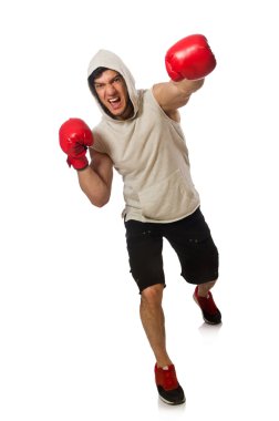 Boks konsepti ile genç sporcu