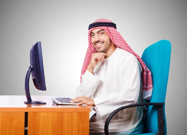 Arab businessman in business concept — Stock Photo, Image