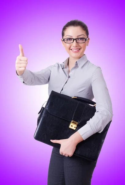 Young businesswoman isolated — Stock Photo, Image