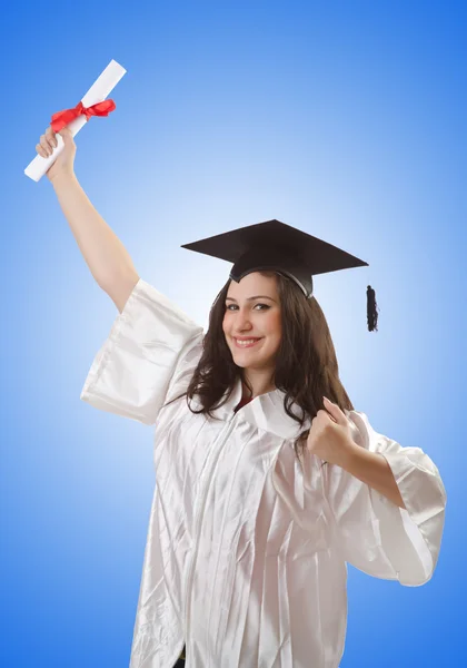 A színátmenet ellen oklevelet diplomát — Stock Fotó
