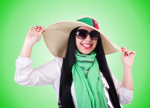 Young woman ready for summer vacation — Stock Photo, Image