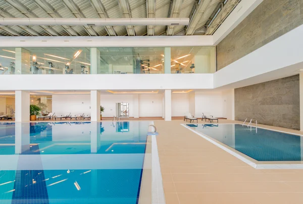 Indoor swimming pool — Stok fotoğraf