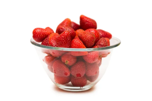 Strawberries on white background — Stock Photo, Image