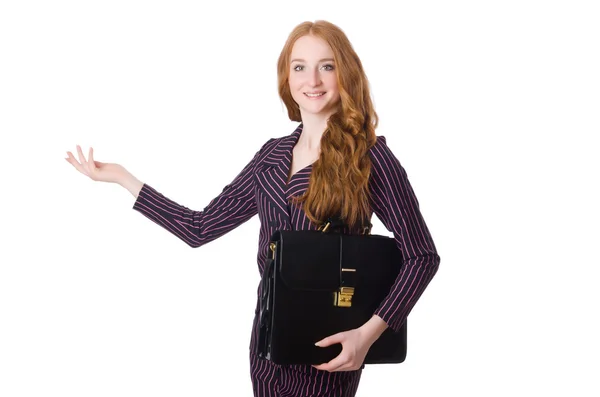 Businesswoman in business concept — Stock Photo, Image