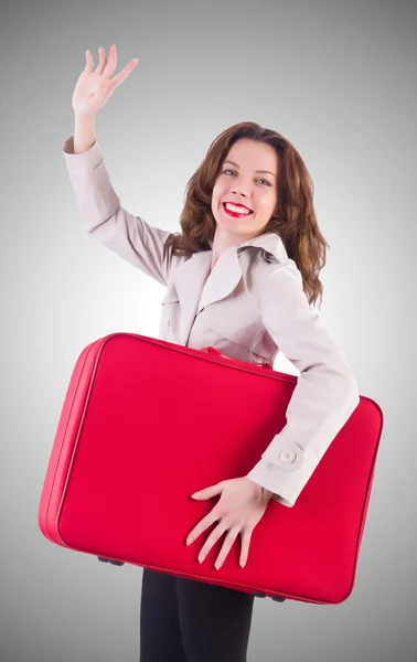 Mujer preparándose para las vacaciones —  Fotos de Stock