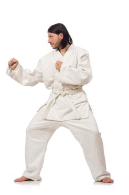 İzole karate avcı