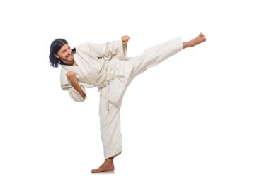 İzole karate avcı