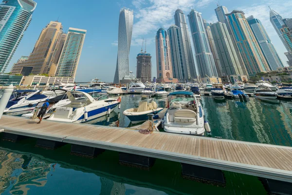 Dubai Marina district — Stock Photo, Image