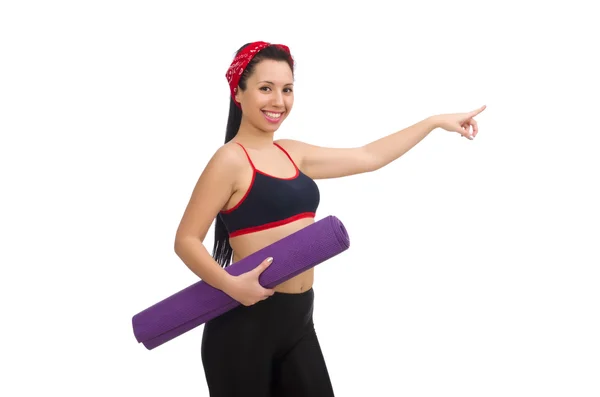 Mujer haciendo ejercicios —  Fotos de Stock