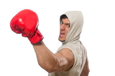 Boks konsepti ile genç sporcu