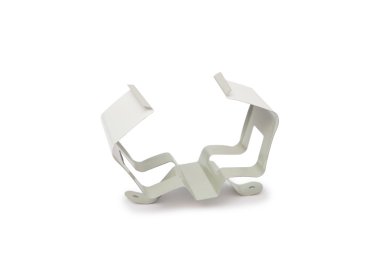 Boru bağlayıcı üzerinde beyaz izole