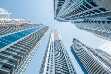 BAE 'deki Dubai Marina gökdelenleri