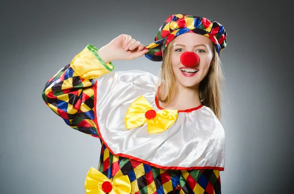 Clown im lustigen Konzept — Stockfoto