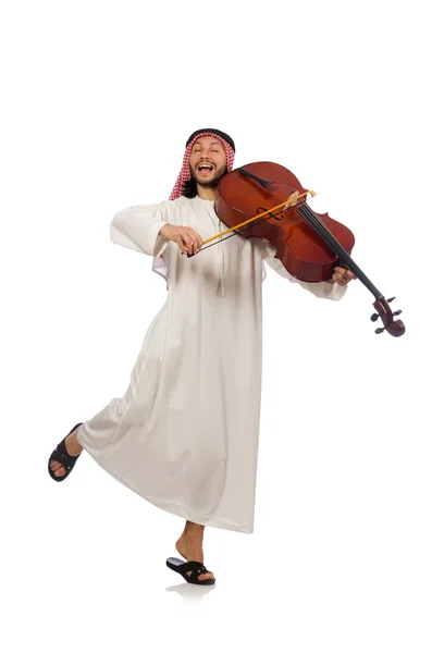 Arab man spela musikinstrument — Stockfoto