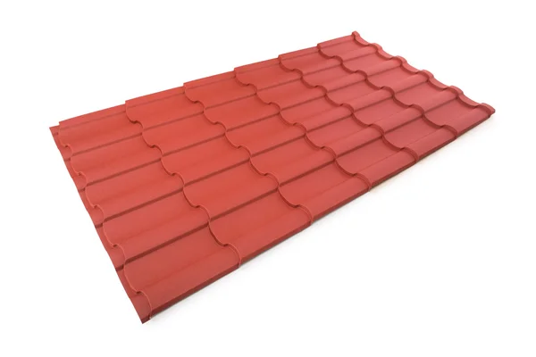 Roof tile isolated on the white