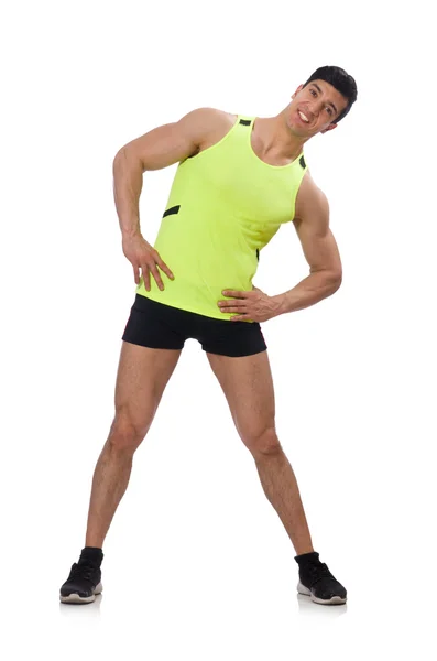 Young man exercising — Stock Photo, Image