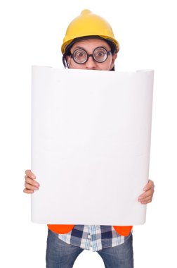 Komik mühendis izole