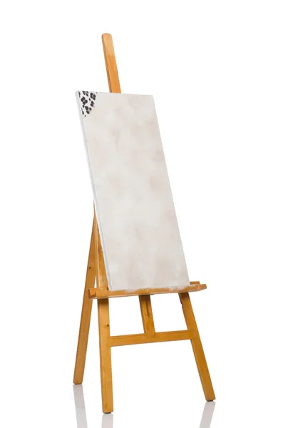 Easel isolado no fundo branco — Fotografia de Stock