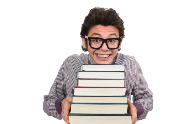 Estudiante con libros —  Fotos de Stock