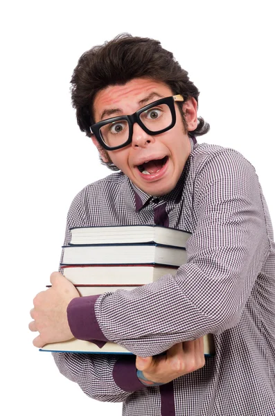 Estudiante con libros — Foto de Stock