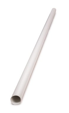 Boru bağlayıcı üzerinde beyaz izole