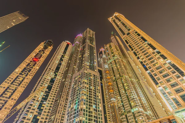 Dubai Marina district in Verenigde Arabische Emiraten — Stockfoto