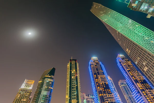 Dubai Marina district  in UAE — Stock Photo, Image