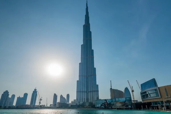 Burj Khalifa, budování — Stock fotografie