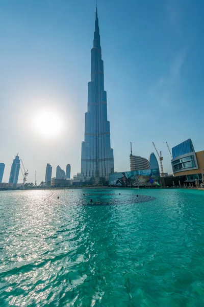 Burj Khalifa, budování — Stock fotografie