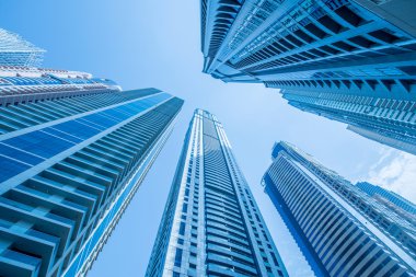 BAE 'deki Dubai Marina gökdelenleri