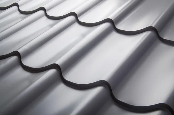 Close up of metal roof tile — Stock Photo, Image