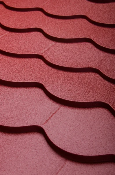 Close up of metal roof tile — Stock Photo, Image