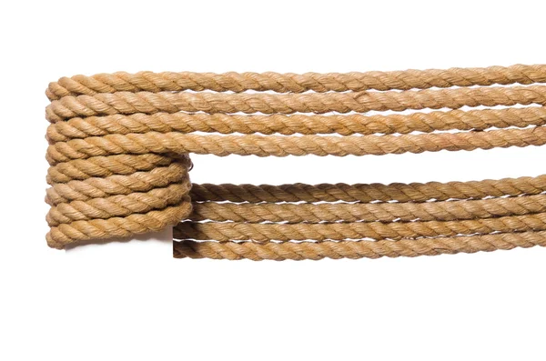 Rope isolated on the white background — Stock Photo, Image