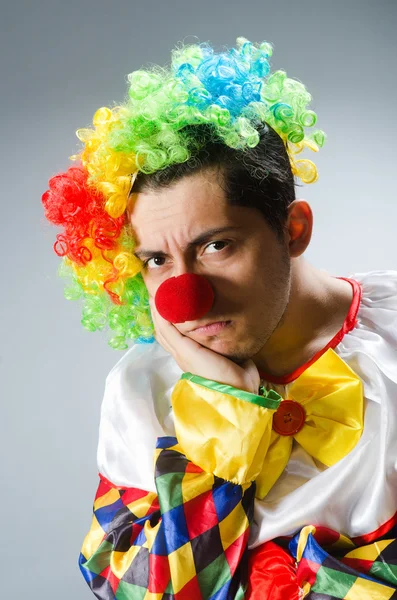 Clown in het grappige concept — Stockfoto