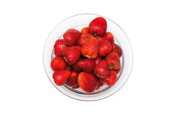 Strawberries isolated on the white background — Stock Photo, Image