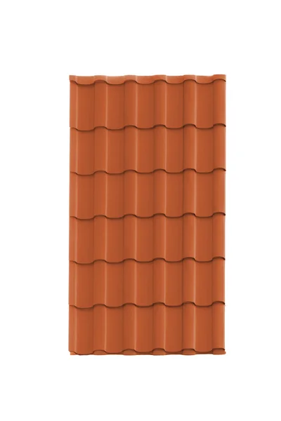 Roof tile isolated on the white — Stock Photo, Image