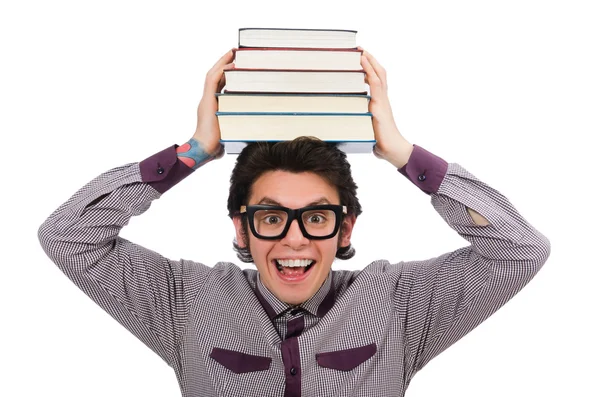 Studenten met boeken — Stockfoto