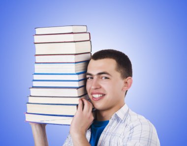 Öğrenci kitap ile