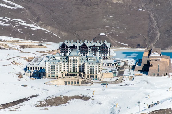 Shahdag - 27 Şubat 2015: A 'da Turist Otelleri